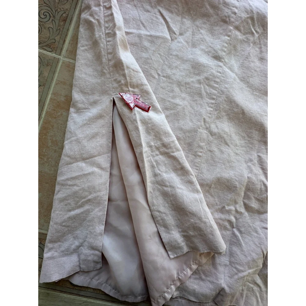 Positive Attitude Linen blend‎ dress lined size 22 Petite Plus